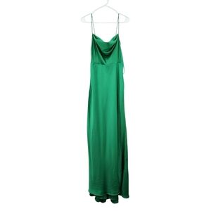 Fame and Partners Women's Cowl Neck Satin Maxi Dress - 8